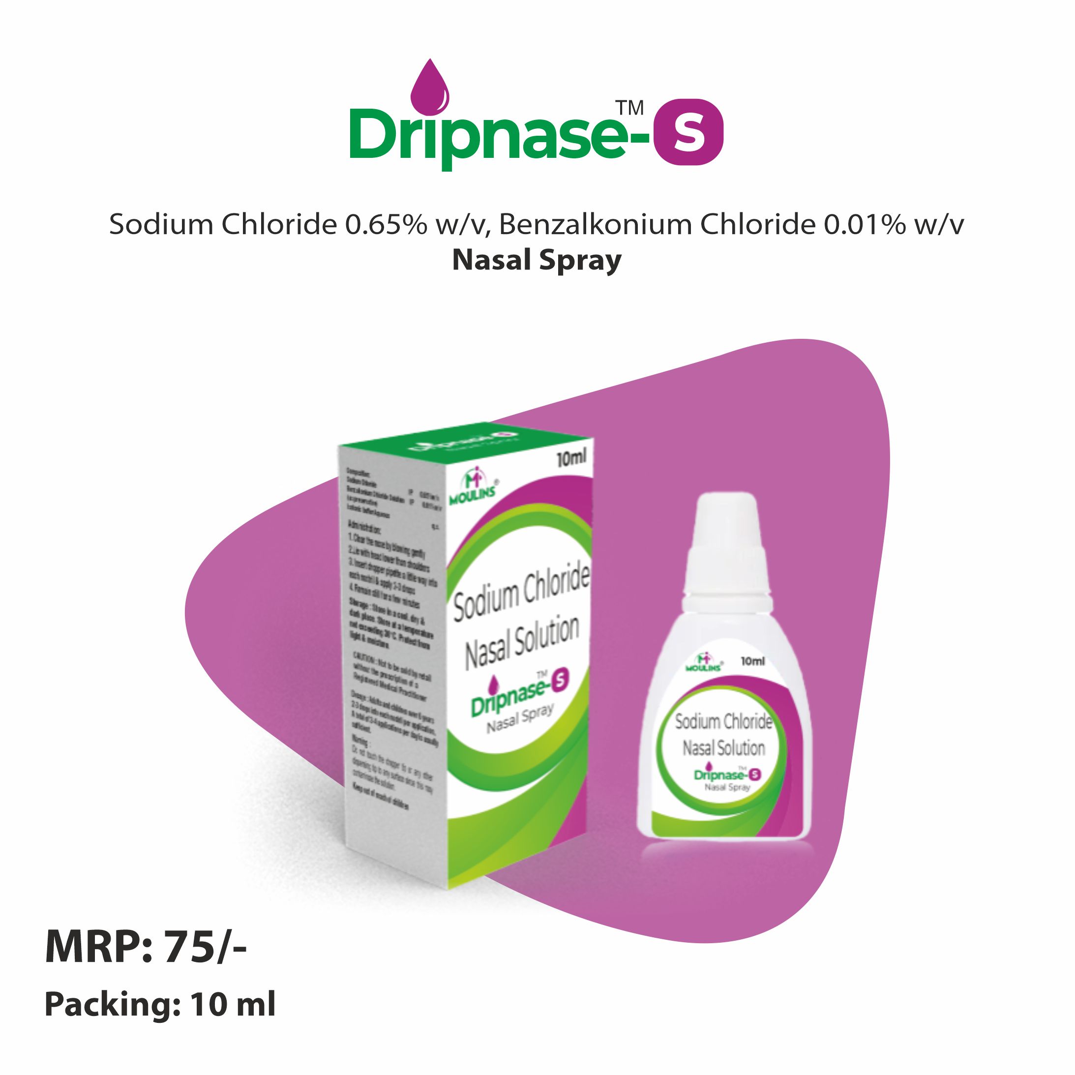 DRIPNASE-S NASAL SPRAY 20 ML